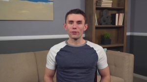 SeanCody.com: Muscle Jamie masturbating in the bed