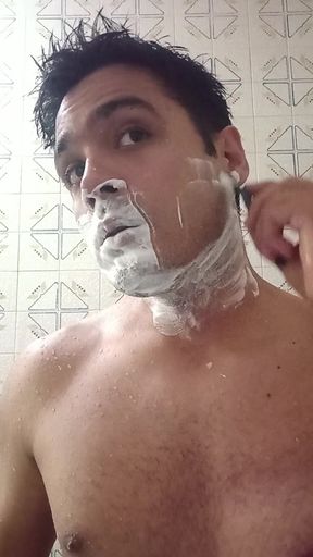 A Moreno Guy Alone in the Bathroom