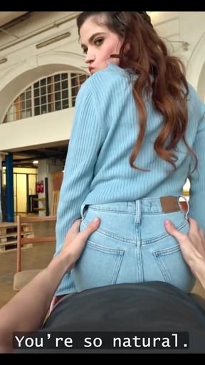 HUNT4K. Nasty sex in the warehouse   Clip 1