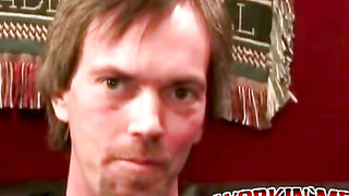 Hairiest Amateur - Unshaven Guy Jerking Off & Cumming Naked After Interview