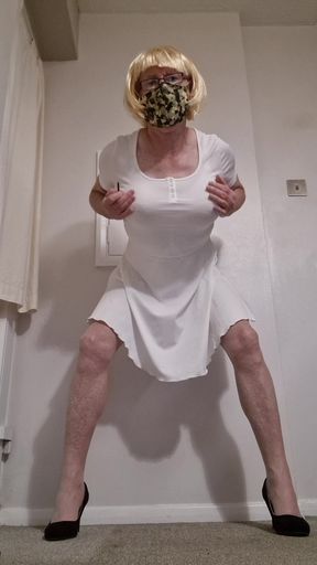 Marilyn Monroe Style In Vintage Rago Corset with Cum Shot