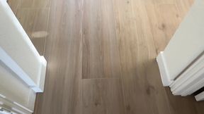 POV: Sneaky peek in bedroom tease and raw drilling