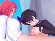 FUTA Rent-A-Girlfriend Sakurasawa Sumi X SARASHINA RUKA 3D HENTAI