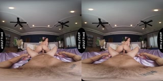 UP CLOSE VR - Cuckold Man Wants To Watch You Fuck His Girlfriend Kimmy Kimm On Livestream - POV