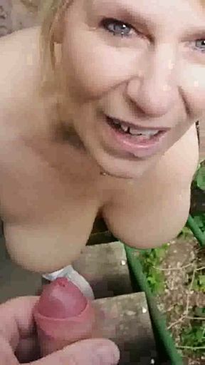 Blowing on the bridge in the forest   Clip 1