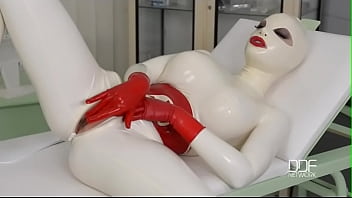 Latex Sex Goddess&#039_s Self-Spanking and Masturbation Solo