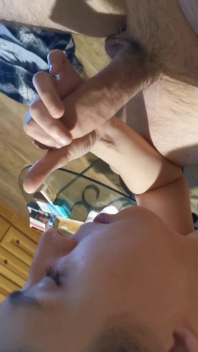 Finally Eat My Boyfriend's Friend's Cock, He Cums on My Face