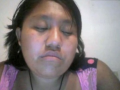 Mexicana en Webcam Enseando Tetas!