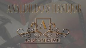 ANALDILDO & HANDJOB Total lenghts 1:30 minutes Fucked Bdsm Slave Anal Dildo LADY AMRAPALI Herrin Mistress Domina