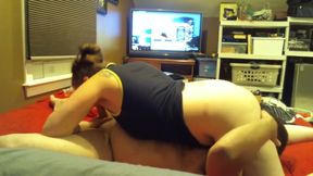 Nerdy, Curvy, Redhead, wife 69s with me.