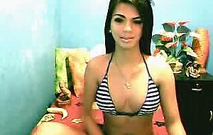 Tranny Sucks Her Own Dick