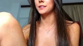 Webcam Girl Masturbating and Cum