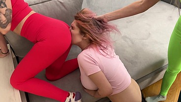 Facefart Humiliatrix From Three Mistresses - Group Lezdom Farting