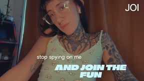 Step sister catches you spying while she changes