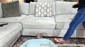 Broken nose as Princess Rachels footstool part 1