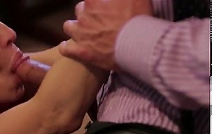Jessica drake blows a dick at an office party