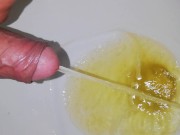 desesperado pissing largo y placentero, sonido original,primer plano