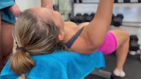 Naomi Pink Gets Special Attention From Her Gym Trainer