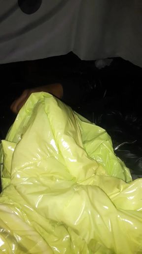 Shiny  Puffer jacket fetish