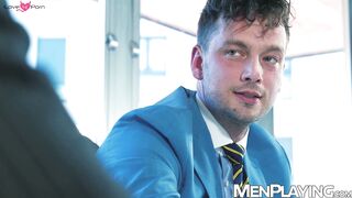 Businessman Damon Heart raw destroys Ridicks tight hairy asshole