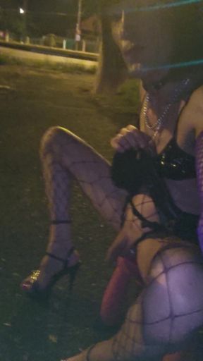 Sitting Legs Spread by the🛣Roadside. (6) VaneSsaBiTCHx PariSChienneTrvprod⁹&sup1;