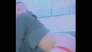 Femboy shows off his hole