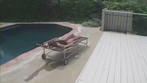 Hot pixie in mesh gets all slippery and oiled up then gets a deep ass drilling