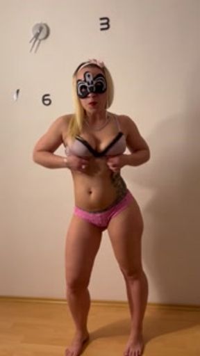 Lilly Dancing and changing underwear