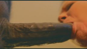 Shy Mom Takes The 13"inch Black Dick Challenge.