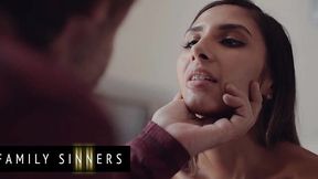 Horny Vixen Sneaks Around, Risking Everything for a Fiery Fuckfest with Her Stepgrandpa