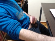 My Valentine gift to you: too dressed to cum, never say never! (uncut cook)
