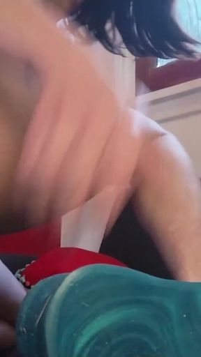Textured Ride to a Messy Squirt