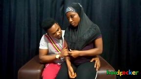 young religious african babe fucking like a porno star.