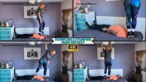 Trampling & Stomping Make Him Rest - Goddess Rapture Gives Her Slave Full Weight Trampling and Face Stomping Until He's Resting - She Adds In Foot Humiliation , Making Him Smell Her Sweaty Converse Until He Wakes Up - 4K (WMV)