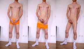 White Nike Socks make me really horny cumshot