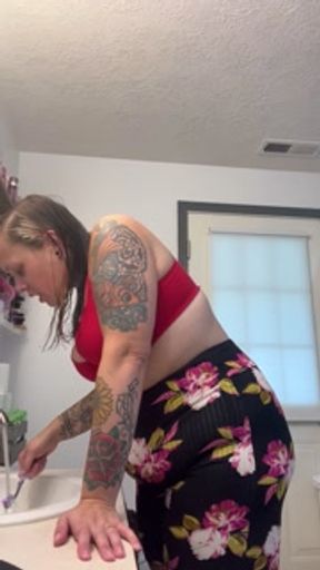 BBW step mom MILF cum watch me wet ready daddy