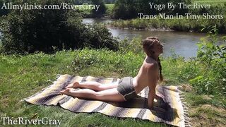 Yoga By The Sea Trans Stud In Lil Cutoffs - Sea Gray