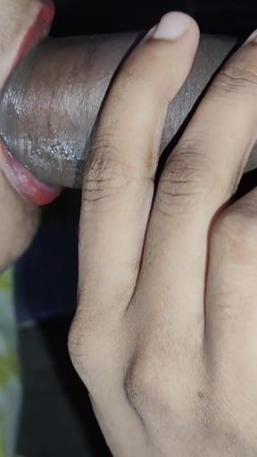 Captivating moment from "indian labour girl invite me for suck my dick"