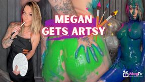 Megan gets artsy