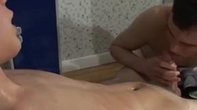 ”Locker room ass fucking session with hung Essex lads”