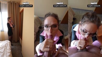 POV: Stepmom asked don’t cum on her face. Huge facial