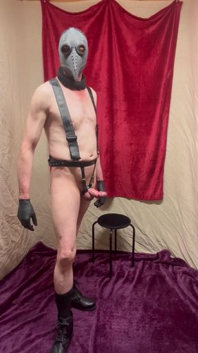 Mature Man Does Kinky Wank Cock Shooting Cum