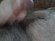 Handjob off on my favorite couch
