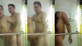 en la banera con mi cunado disfruto mucho de su verga y se me come el culo