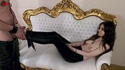 Foot worshipping her beautiful feet and cumming on them after a wonderful footjob - DOLLSCULT