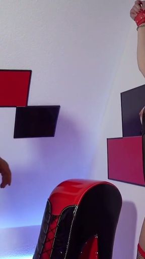 Emotional moment from &quot;GERMAN SLAVE HOOKER LATEX GIRL SEDUCED TO FUCK BY OLD GUY&quot;