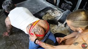 DILF Santi Noguera Stretched His Ass For Hunk Niko Demon