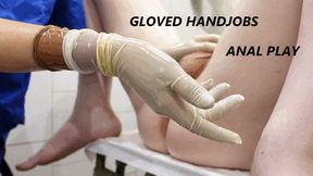 Medical gloves fetish, handjobs, anal play (small4phone)