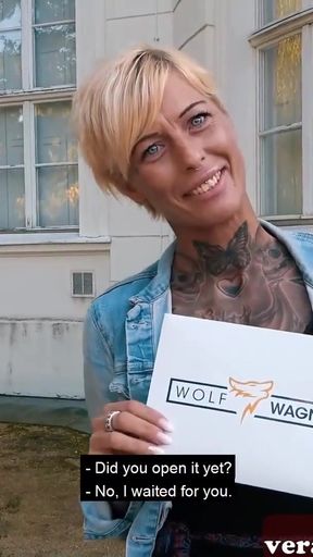 Thrilling moment from &quot;Tattooed skinny German Milf picked up on the Street&quot;