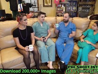 Canada Gets Yearly Medical Checkup From Female Doctor Channy Crossfire Solely At GuysGoneGynocom!